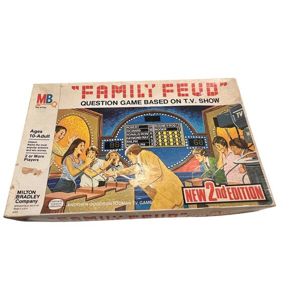 Vintage Family Feud Board Game – Milton Bradley 2nd Ed. (1981) - Picture 1 of 3